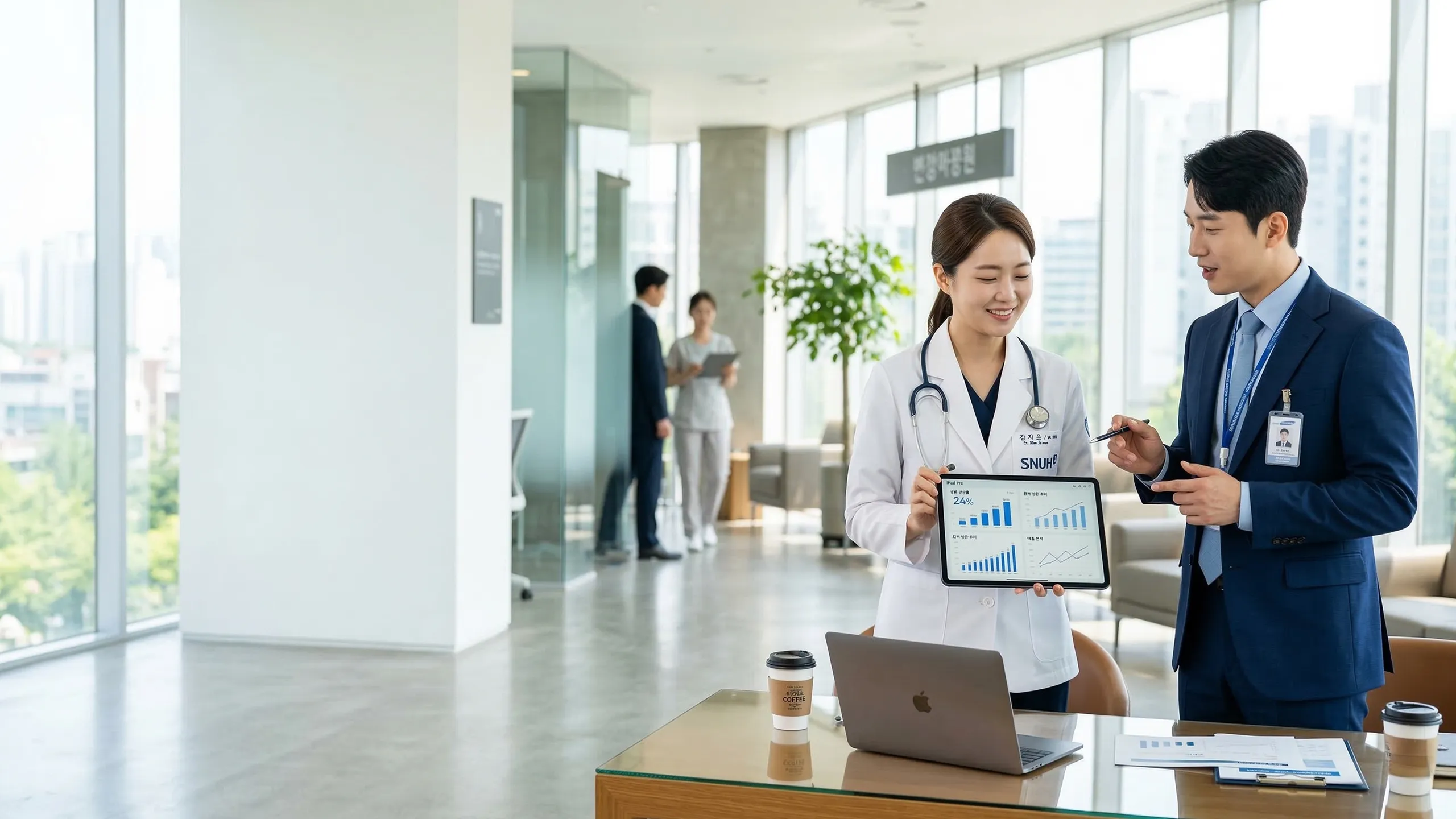 병원 홈페이지와 마케팅 운영 이미지
